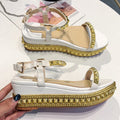 J4A53Z Popular leather High heels 6cm