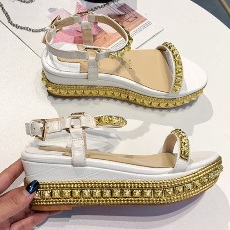 J4A53Z Popular leather High heels 6cm