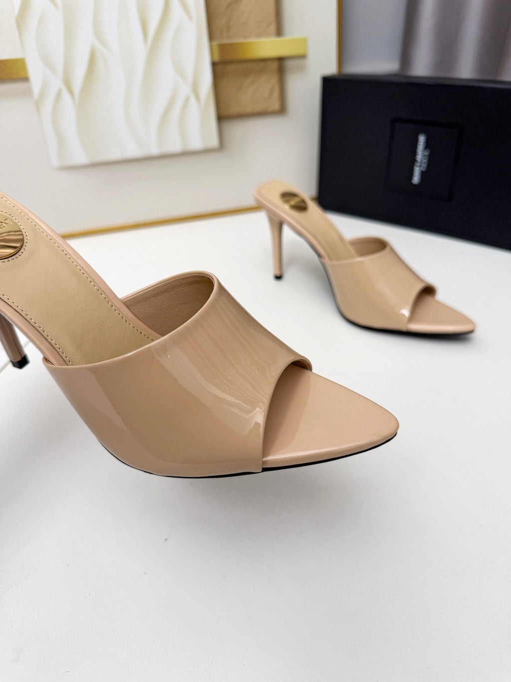 236PSL6Z Popular high-quality leather Shoes(heel-height 9cm)