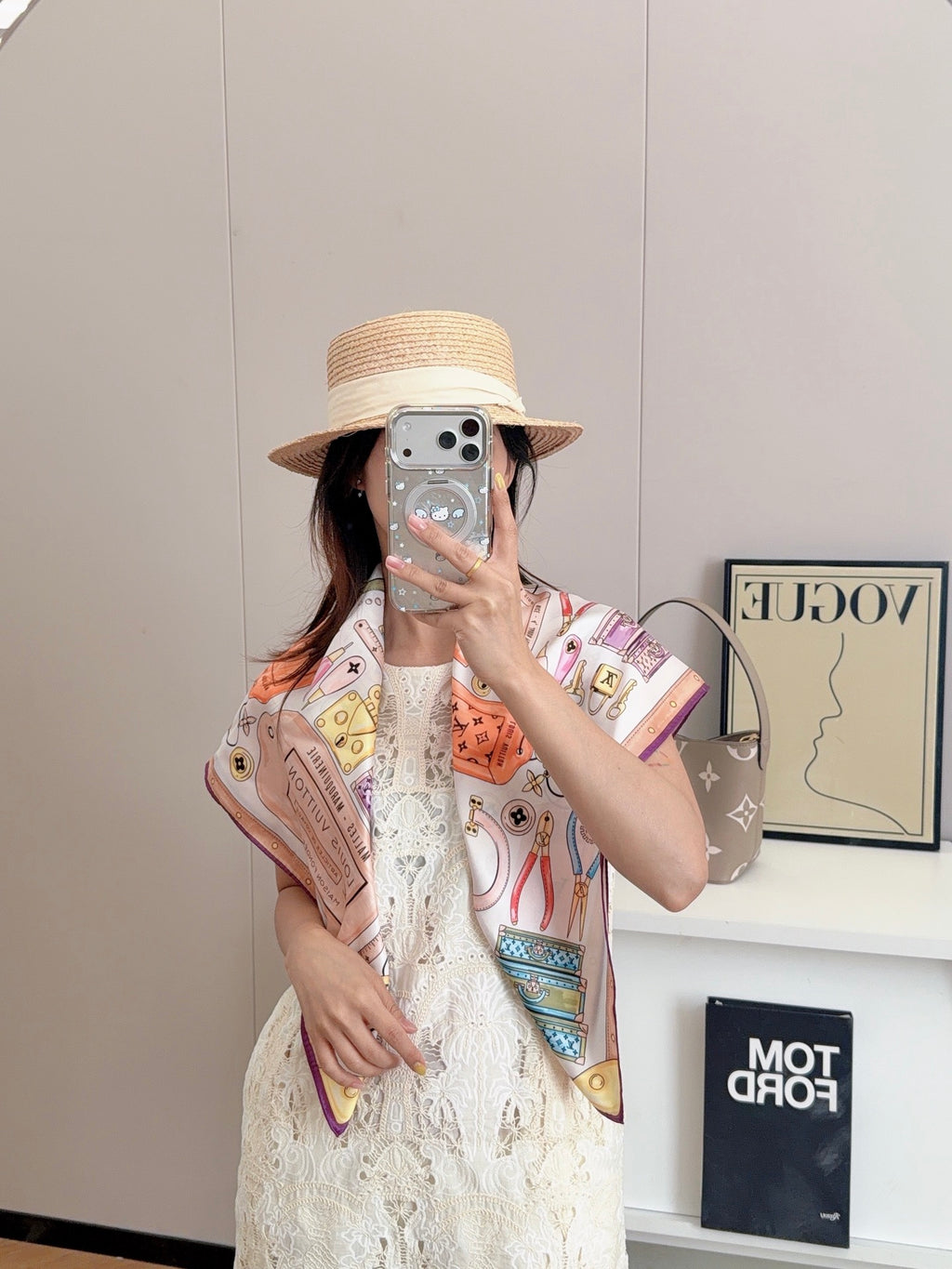 136NE18W Popular Silk Scarve