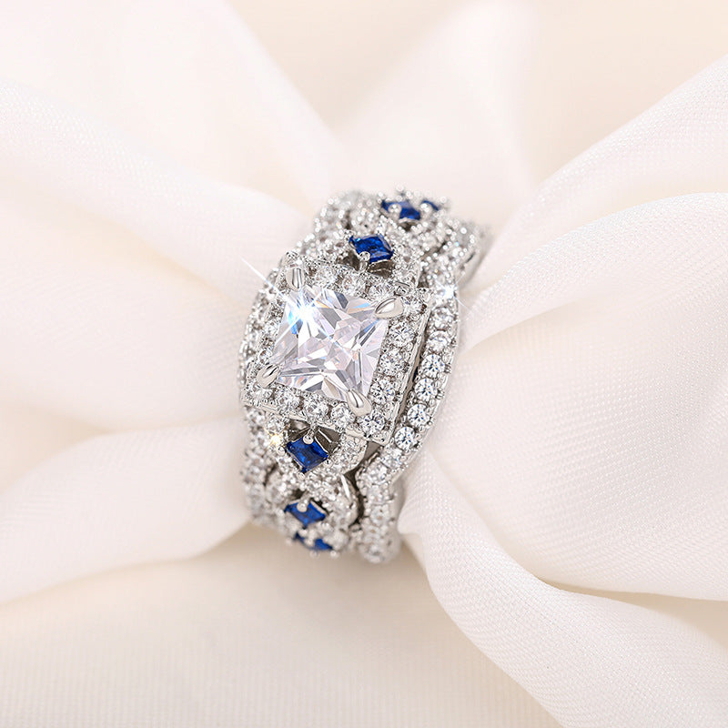 P5QA44J  Popular Moissanite Jewelry Wedding Diamond Ring