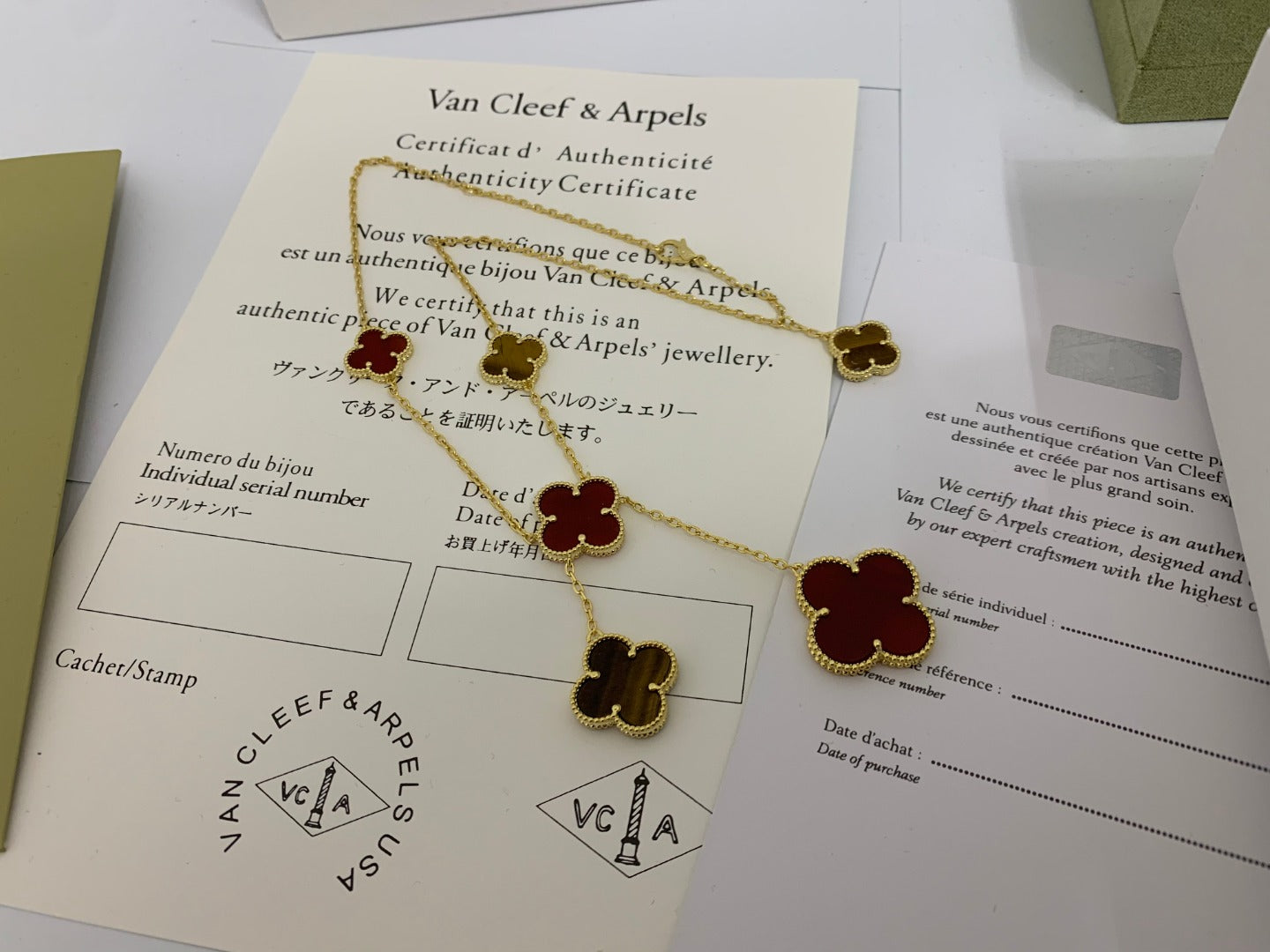 5XVA182K Popular 6 flowers necklaces