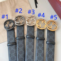 195NB2P Popular  high-quality leather belt