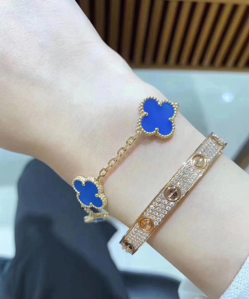 5XVA179K  Popular bracelets 5 flowers normal size1.5cm flower