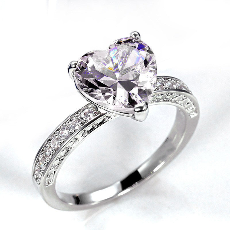 P5QA11J  Popular Moissanite Jewelry Wedding Diamond Ring