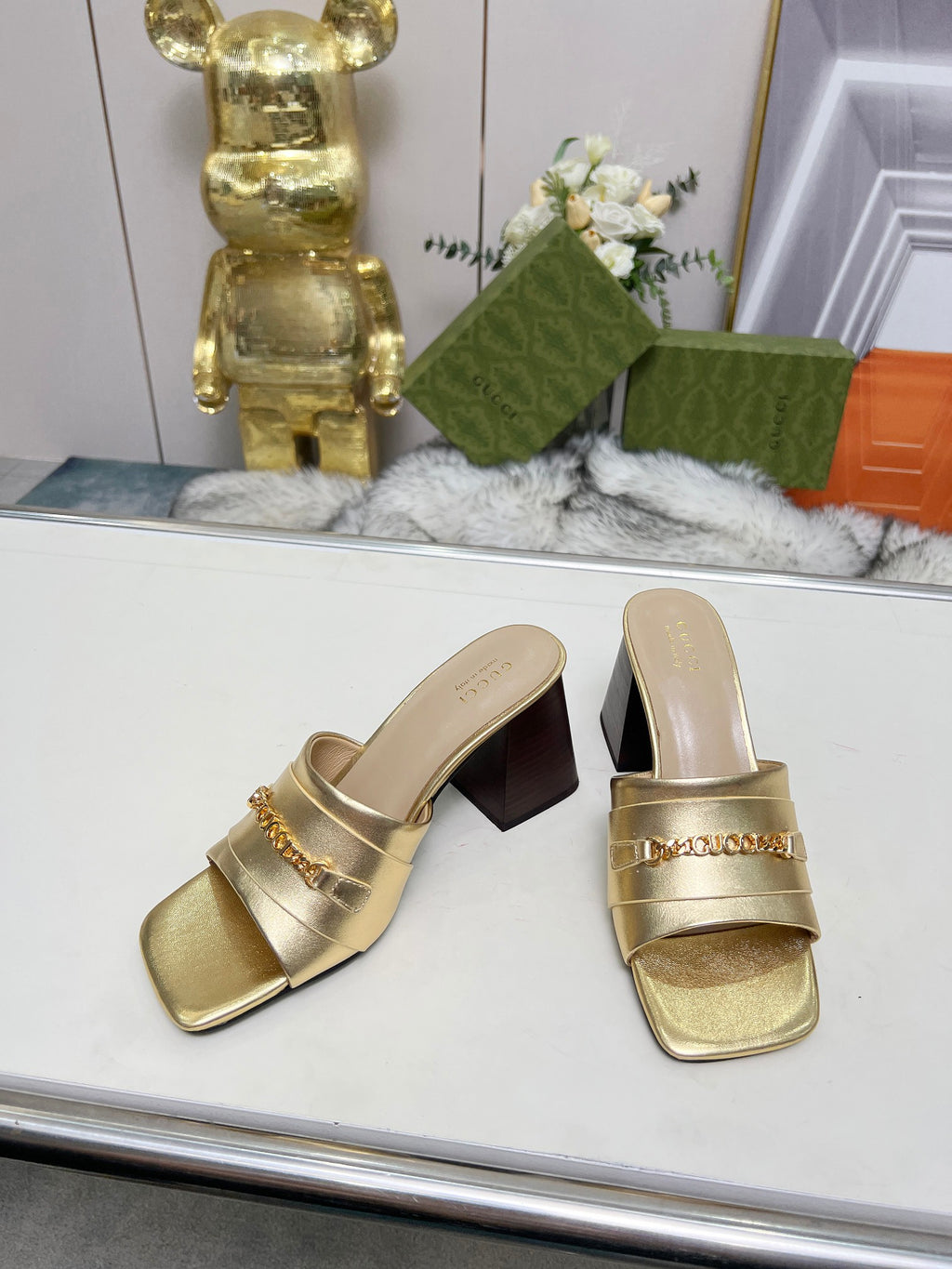 275NB11Z  Popular leather High heels