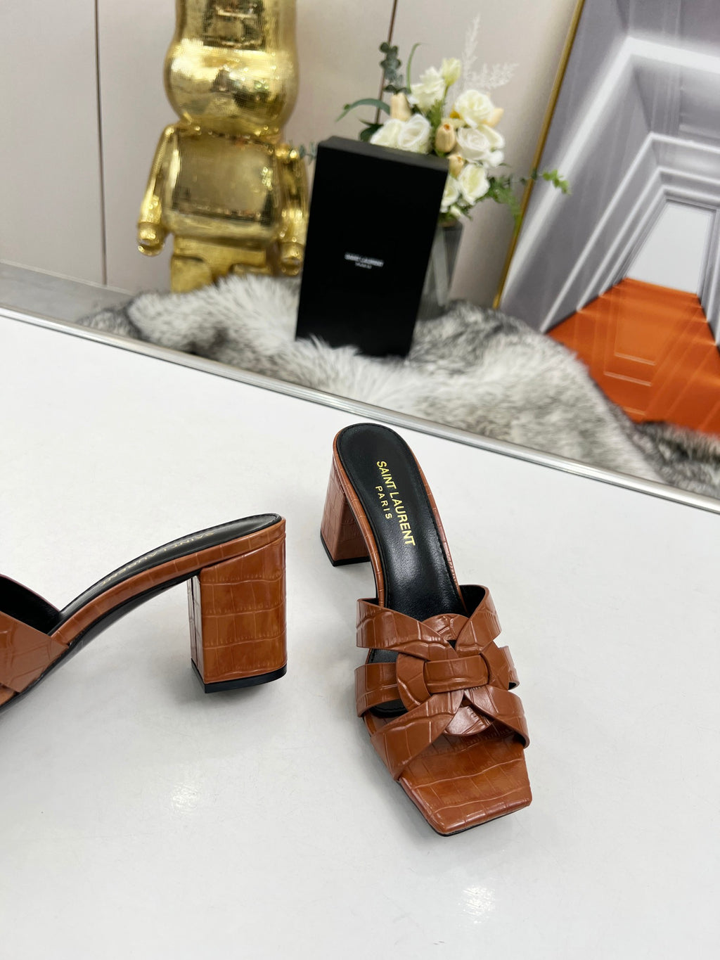 285ZSL35Z  Popular leather High heels(Heel height 6.5CM)