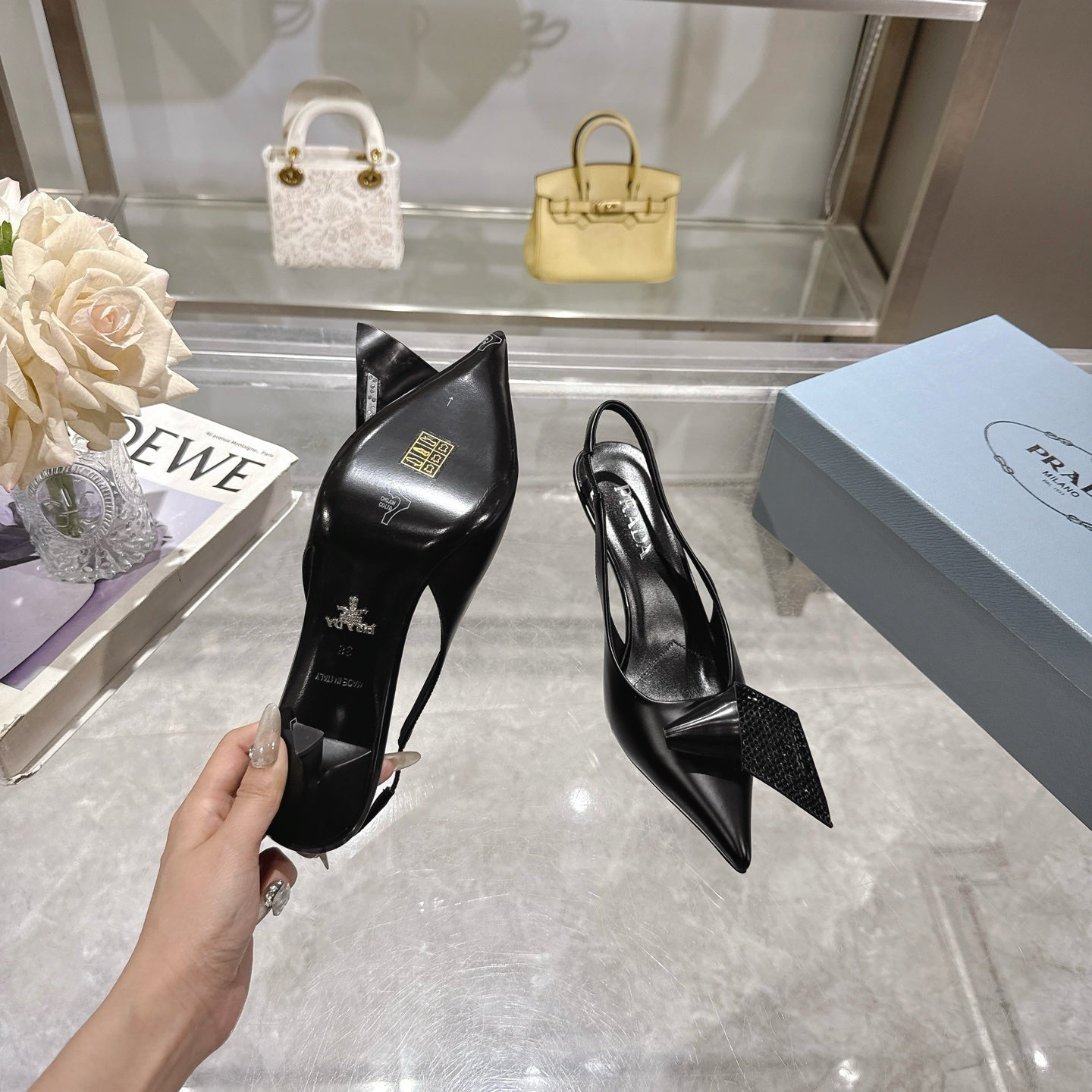 255QP41Z Popular  leather High heels