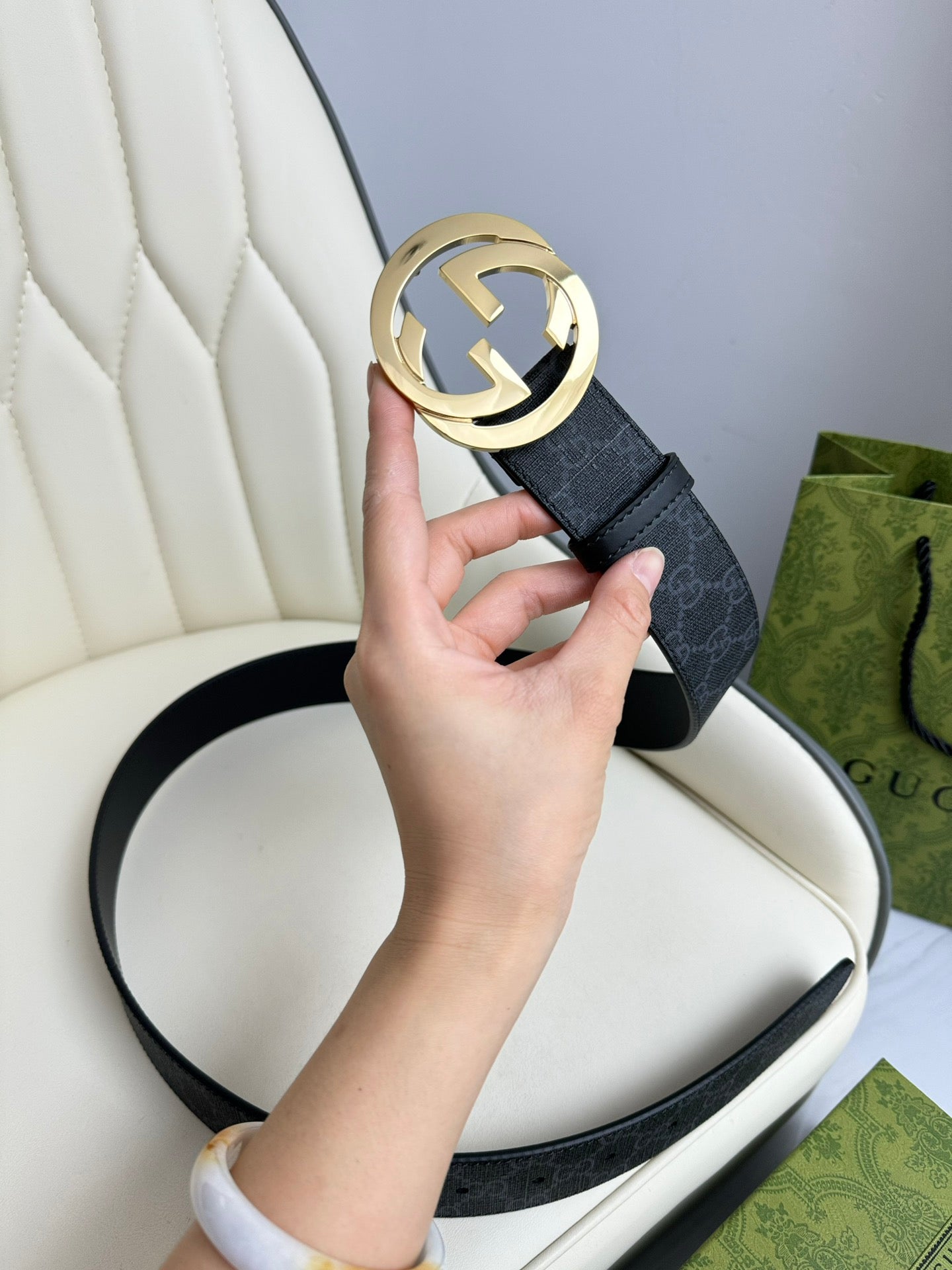 195NB3P Popular  high-quality leather belt