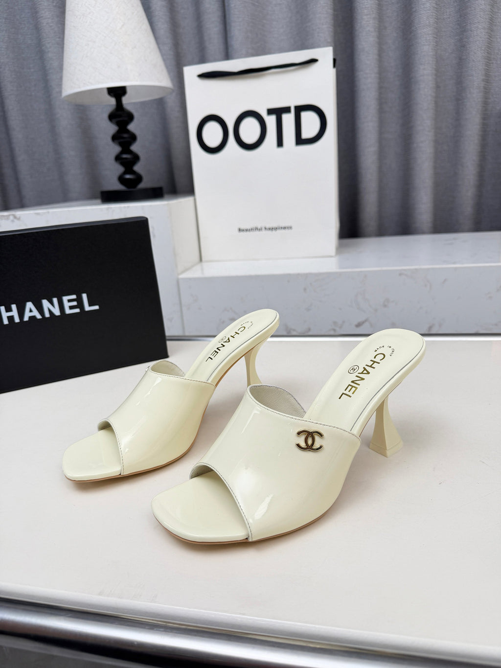 Z2X66C46 Popular leather High heels 9cm