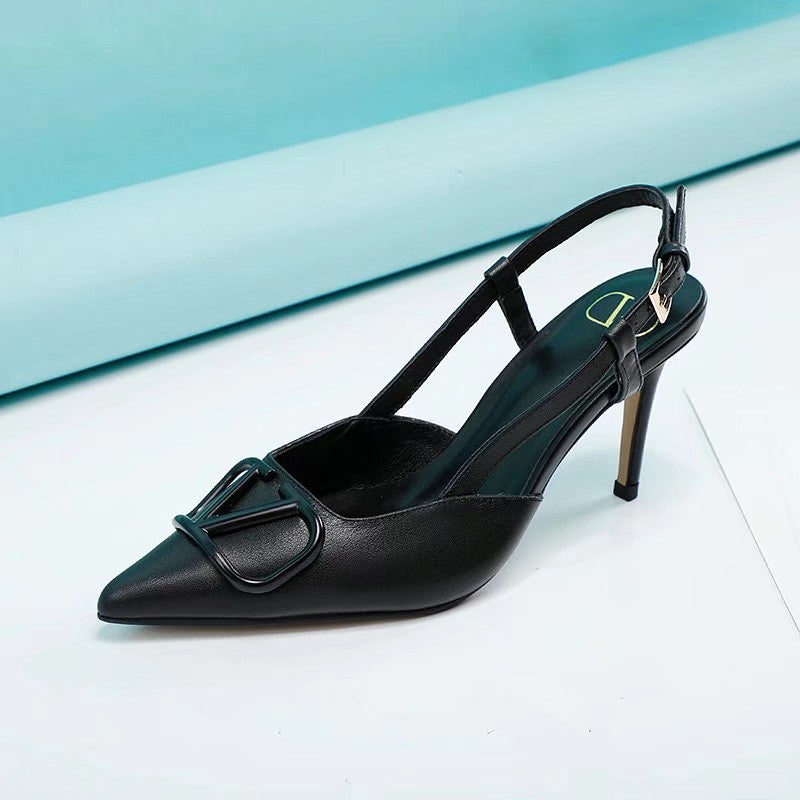245RVL14Z Popular leather  High heels