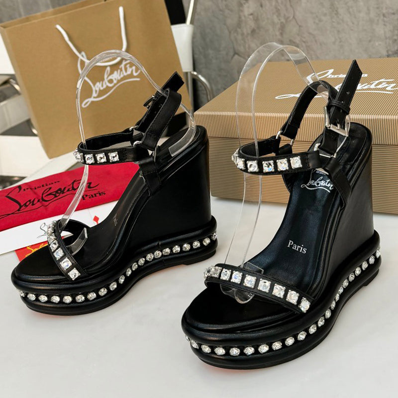 J4A11Z Popular leather High heels12cm heel