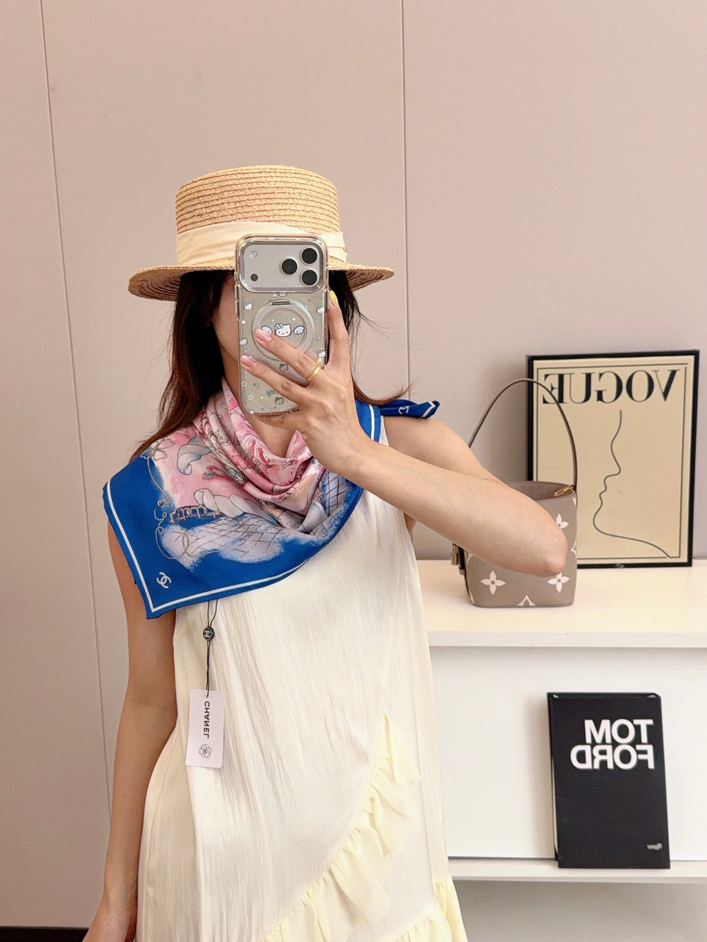 136NC15W Popular Silk Scarve