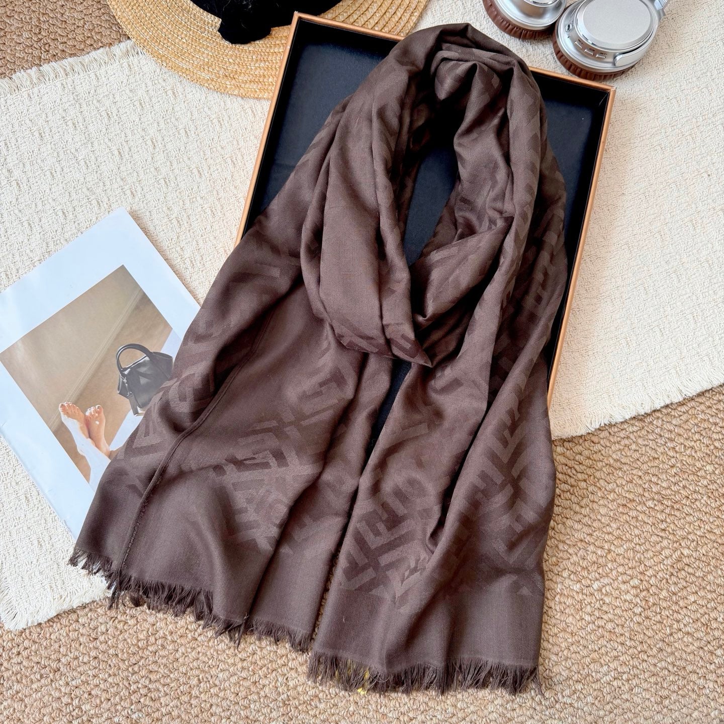 136NF16W Popular Silk Scarve