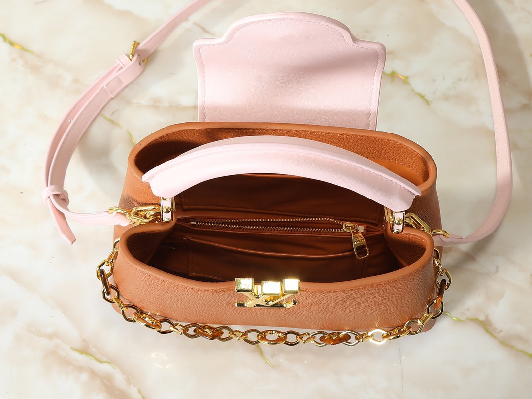 146PE46B Popular leather bag