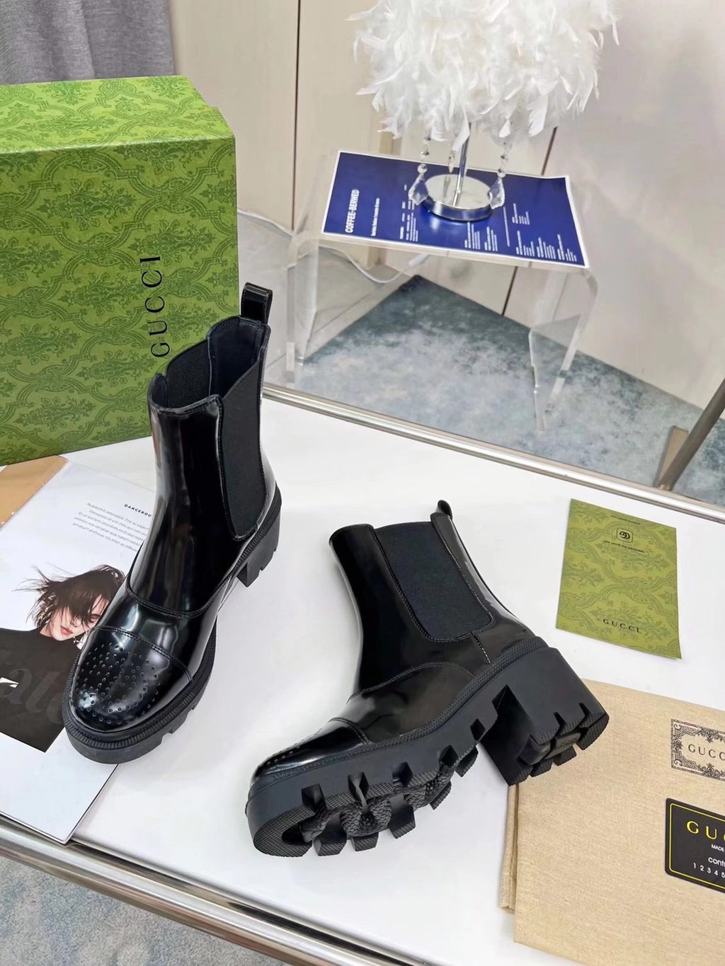 2XB198Z Popular leather boot (top layer leather lining)