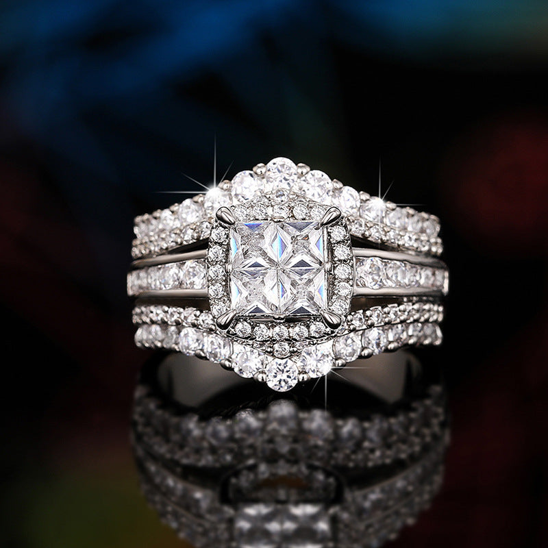 P5QA8J  Popular Moissanite Jewelry Wedding Diamond Ring