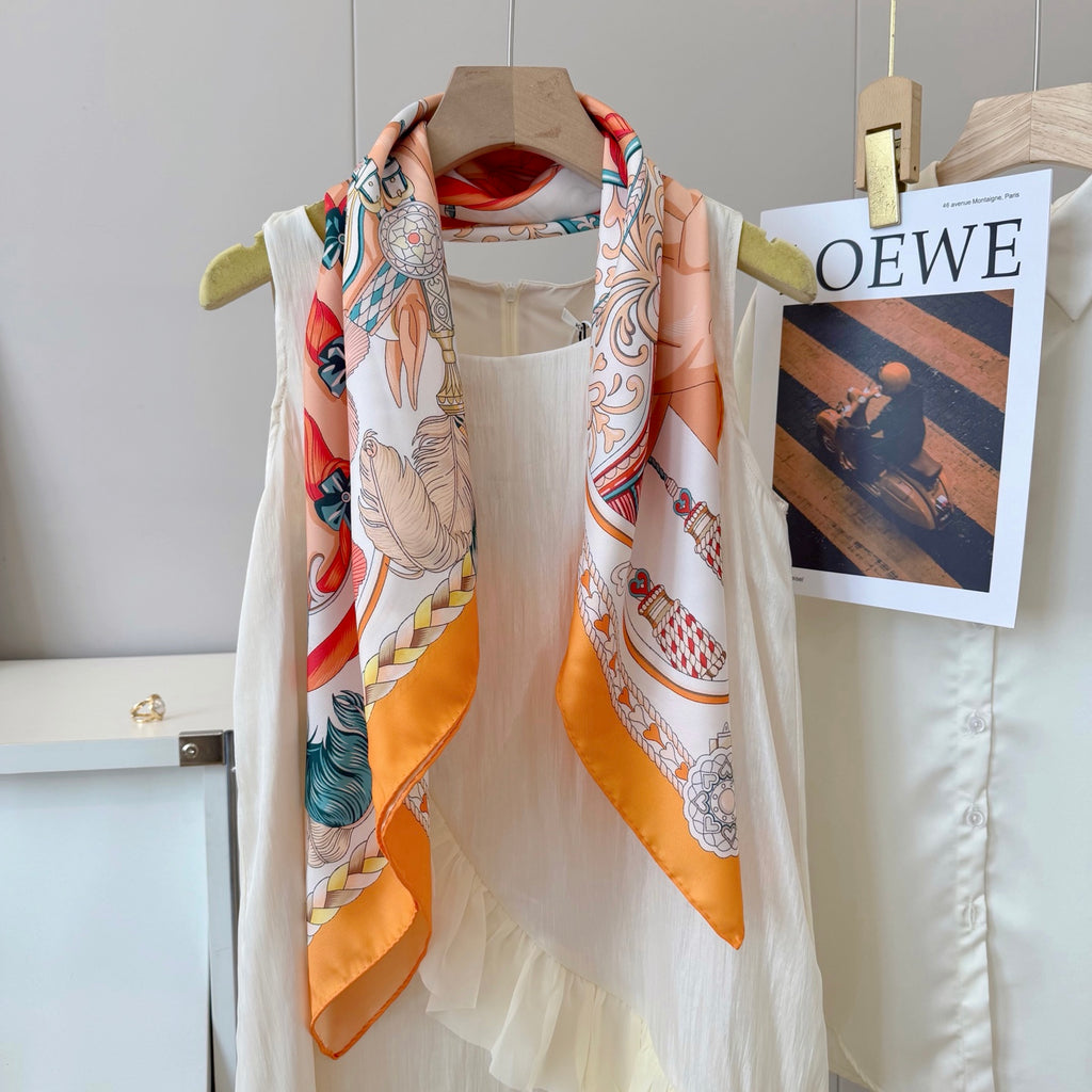 136NH9W Popular Silk Scarve