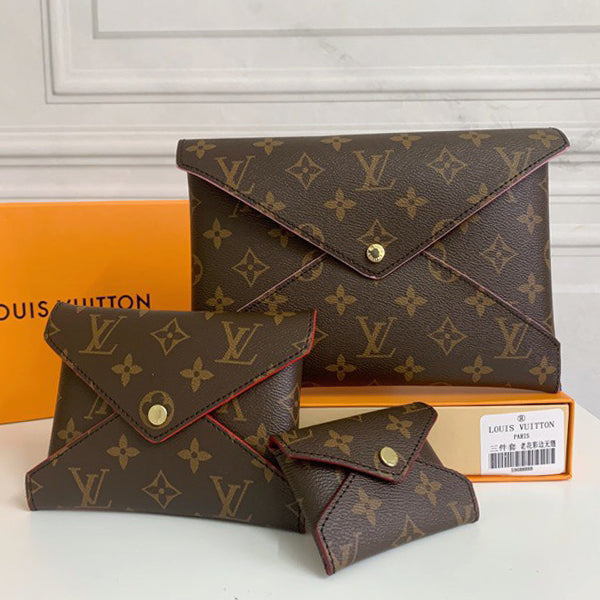 146PE28B Popular leather bag（three-piece）