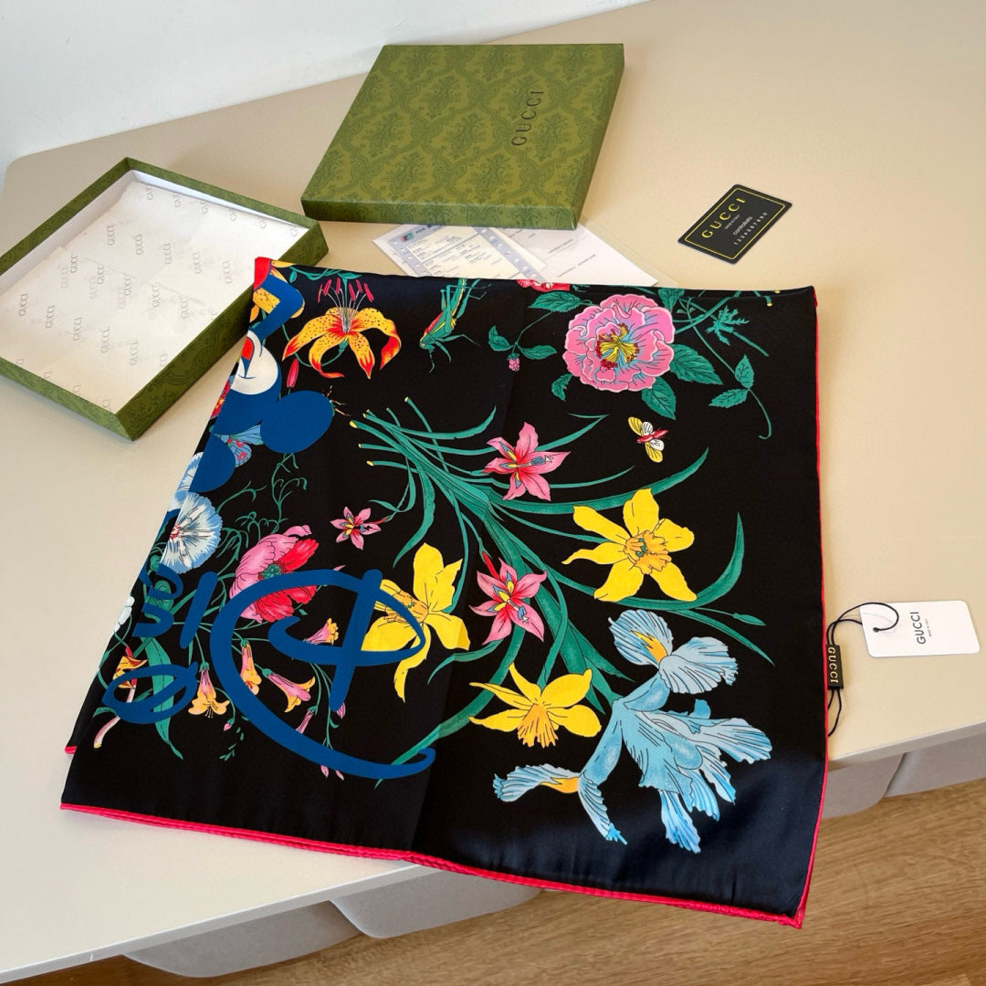 136NB23W Popular Silk Scarve