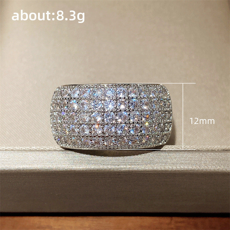 P5QA14J  Popular Moissanite Jewelry Wedding Diamond Ring