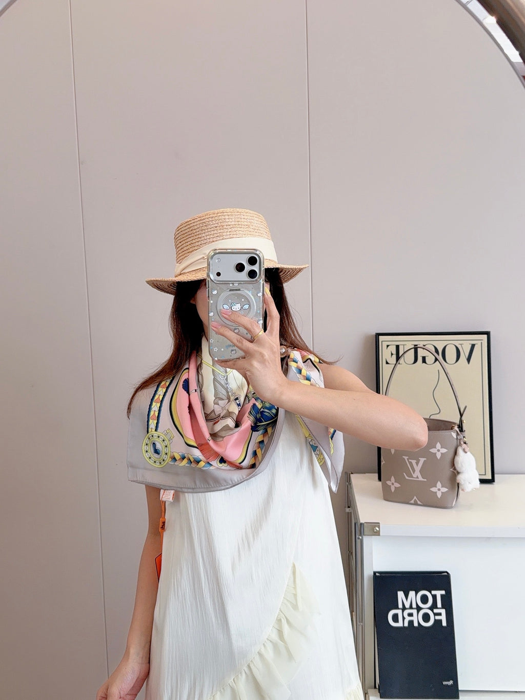136NH9W Popular Silk Scarve