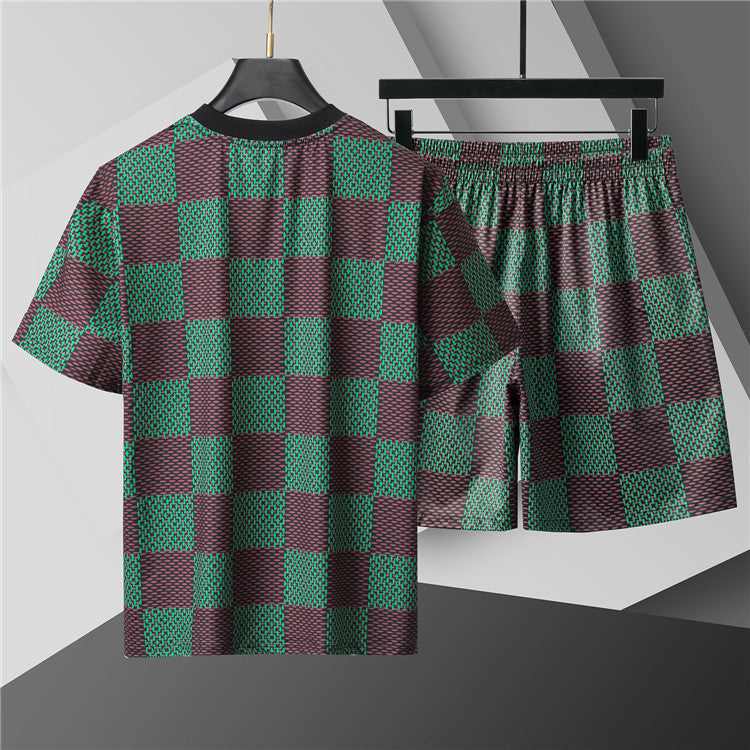 135WE111U  Popular shirt and shorts set