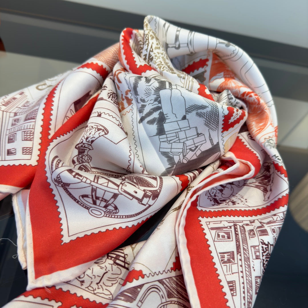 146NH34W Popular Silk Scarve