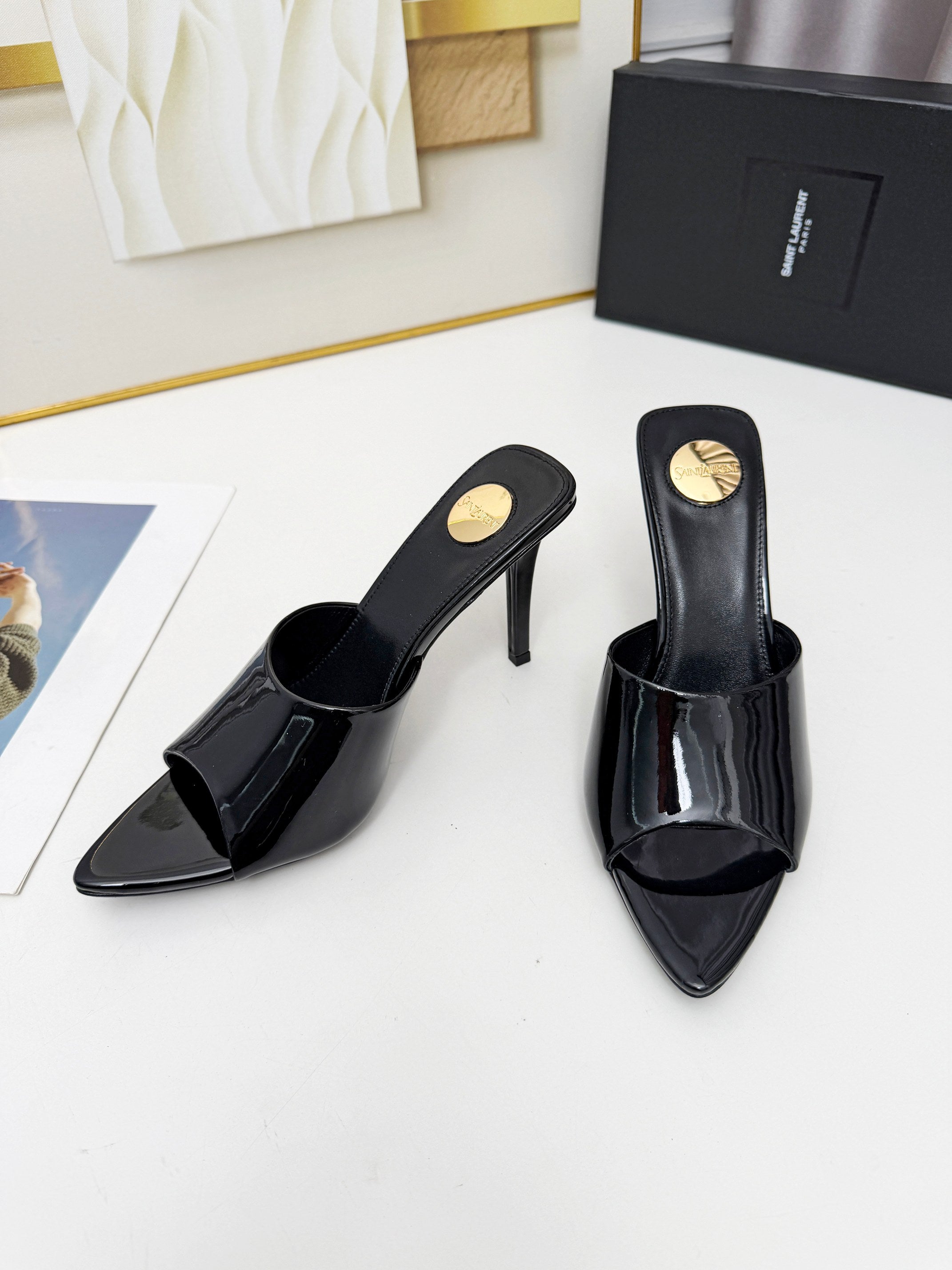 236PSL6Z Popular high-quality leather Shoes(heel-height 9cm)