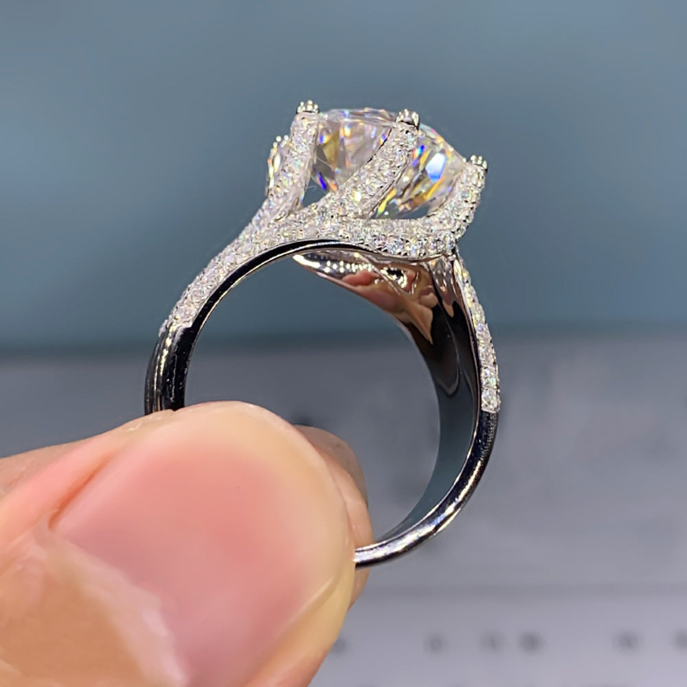P5QA15J  Popular Moissanite Jewelry Wedding Diamond Ring
