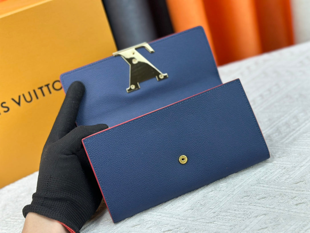 1XE74B Popular   leather wallets with package
