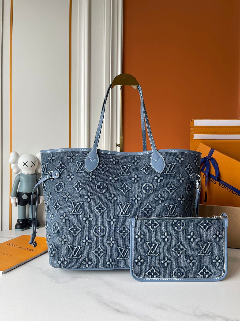 146PE90B Popular denim material bag
