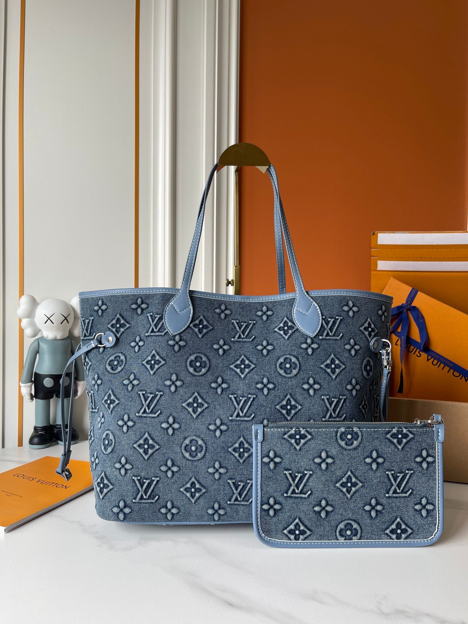 146PE90B Popular denim material bag