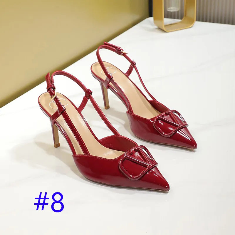 245RVL21Z Popular leather  High heels