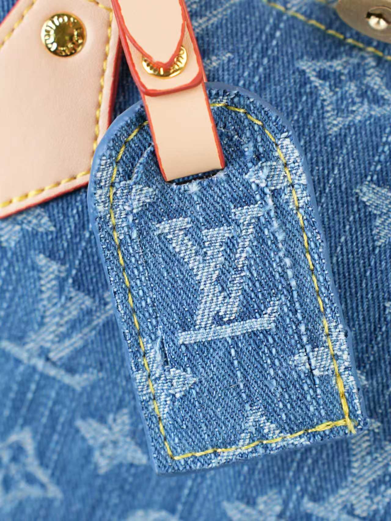 146RE1B Popular denim cloth luggage bag