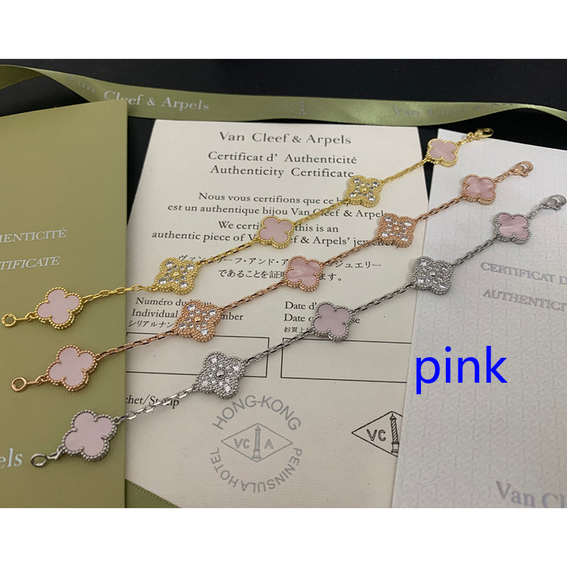 5XVA179K  Popular bracelets 5 flowers normal size1.5cm flower