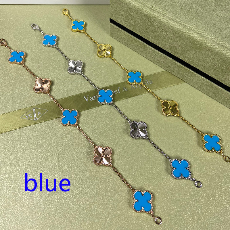 5XVA181K  Popular bracelets  5 flowers normal size1.5cm flower