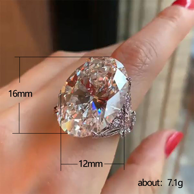 P5QA12J  Popular Moissanite Jewelry Wedding Diamond Ring