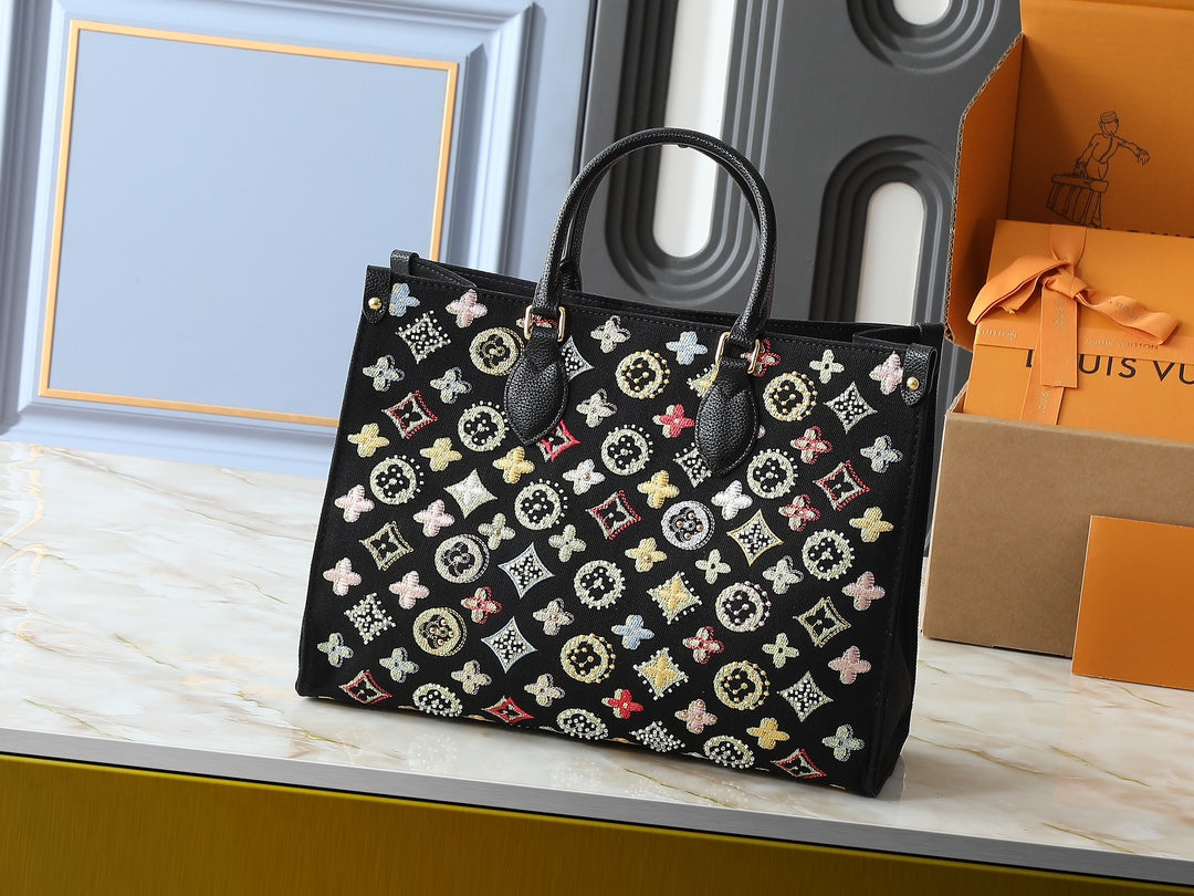 15RE22B Popular  genuine leather embroidered bag