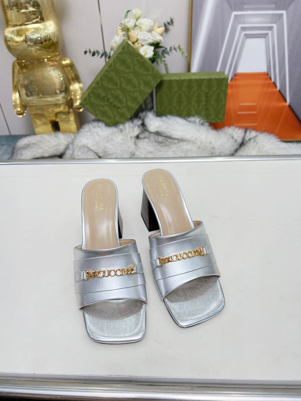 275NB11Z  Popular leather High heels