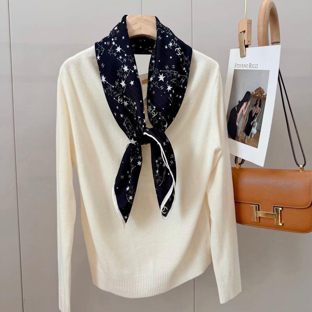 136NC33W Popular Silk Scarve