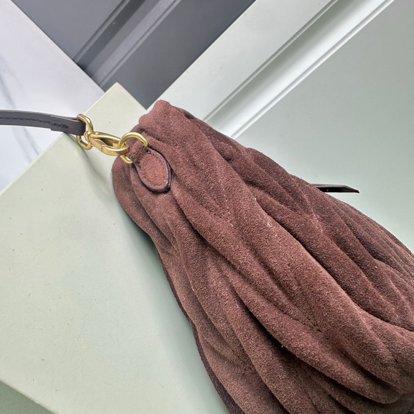 146PA117B Popular buckskin bag