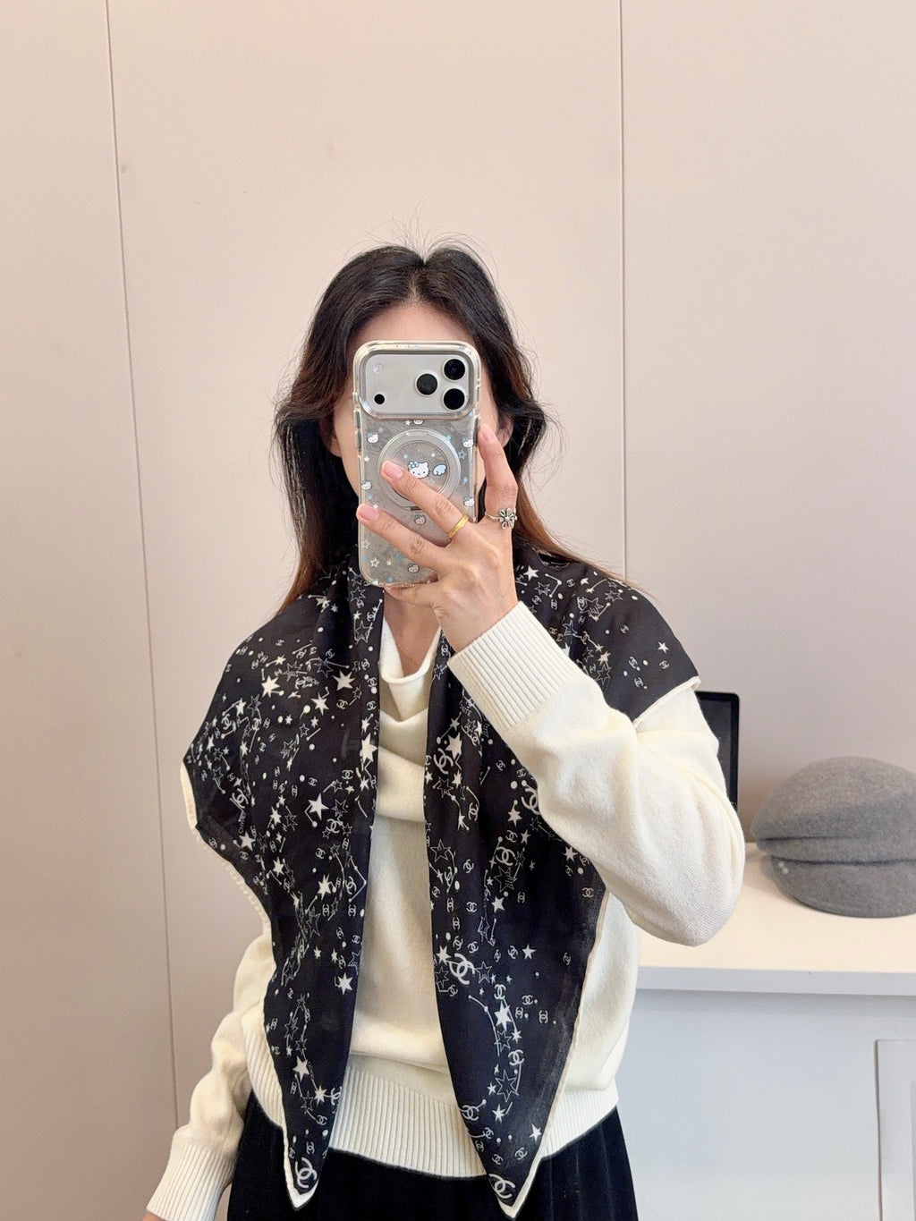 136NC33W Popular Silk Scarve