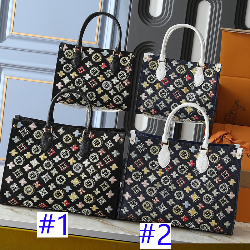 15RE22B Popular  genuine leather embroidered bag