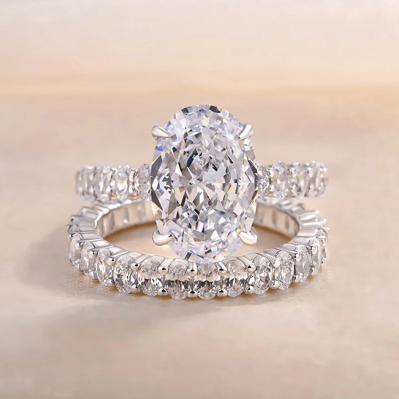P5QA42J  Popular Moissanite Jewelry Wedding Diamond Ring