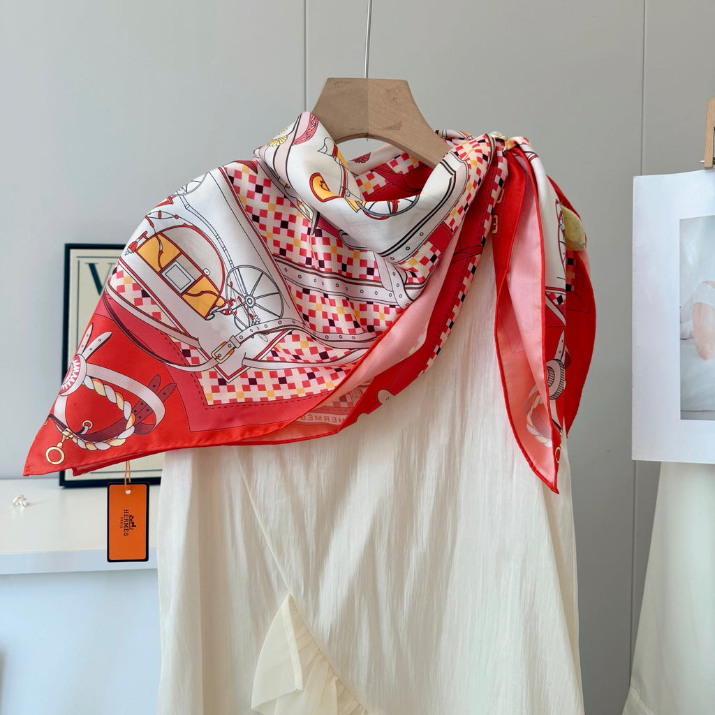 136NH8W Popular Silk Scarve