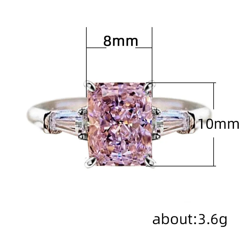 P5QA17J  Popular Moissanite Jewelry Wedding Diamond Ring