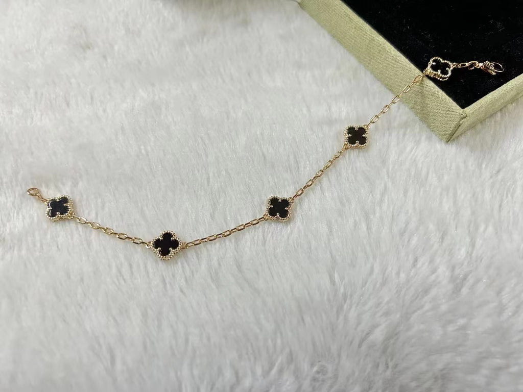 5XVA183K  Popular bracelets 6 flowers mini size 0.9cm flower