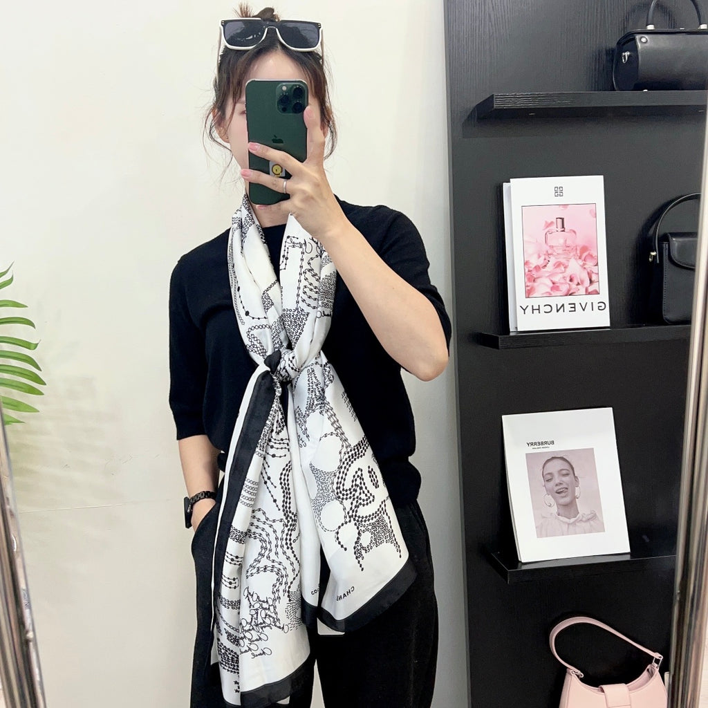 155NC55W Popular Silk Scarve