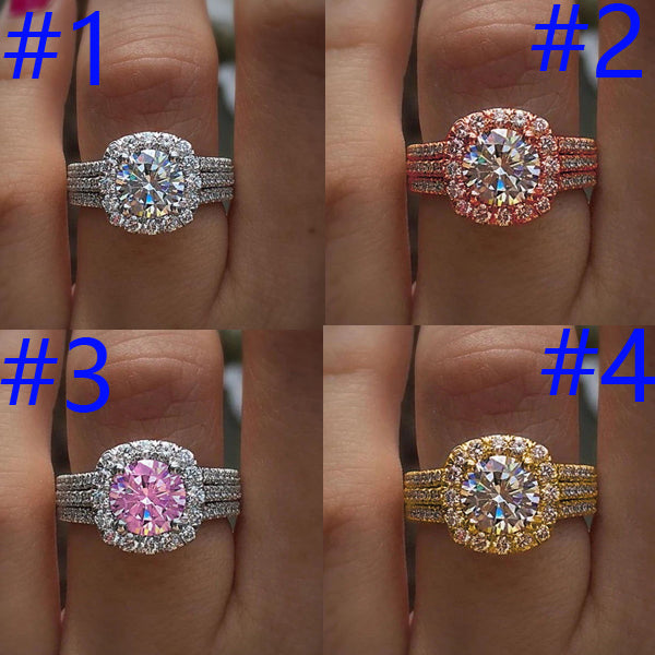 P5QA3J  Popular Moissanite Jewelry Wedding Diamond Ring